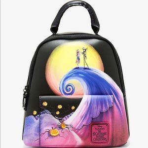 Loungefly Disney The Nightmare Before Christmas Spiral Hill Mini Backpack